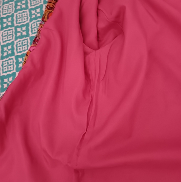 Coldwater Creek~Colorful Pink & Orange  Floral Paisley Sequin Beaded Jacket - Picture 10 of 15